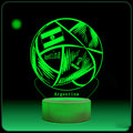 3D World Cup Night Light – Football Home Decor