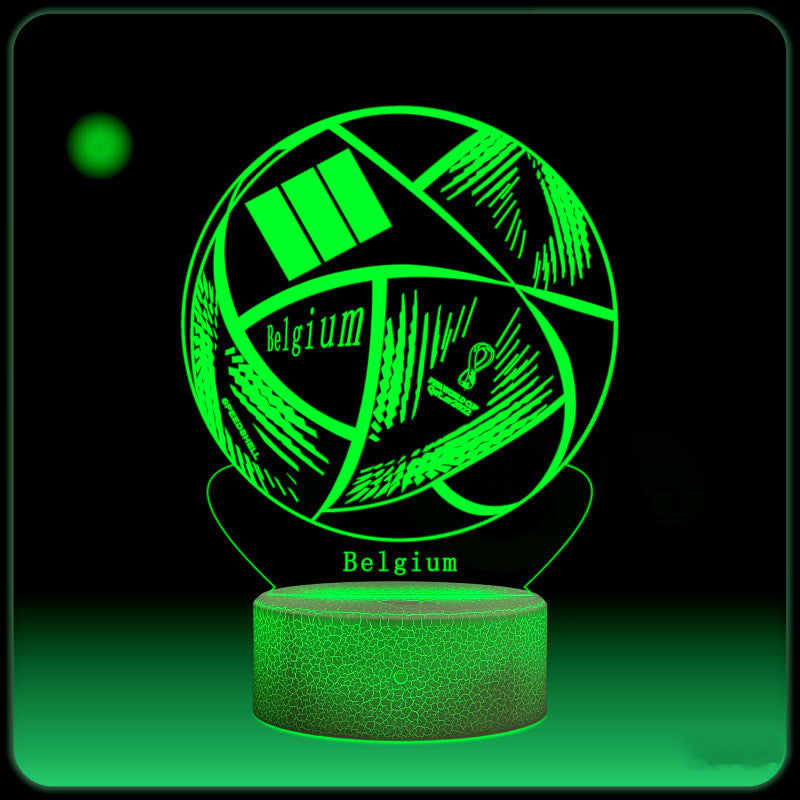 3D World Cup Night Light – Football Home Decor