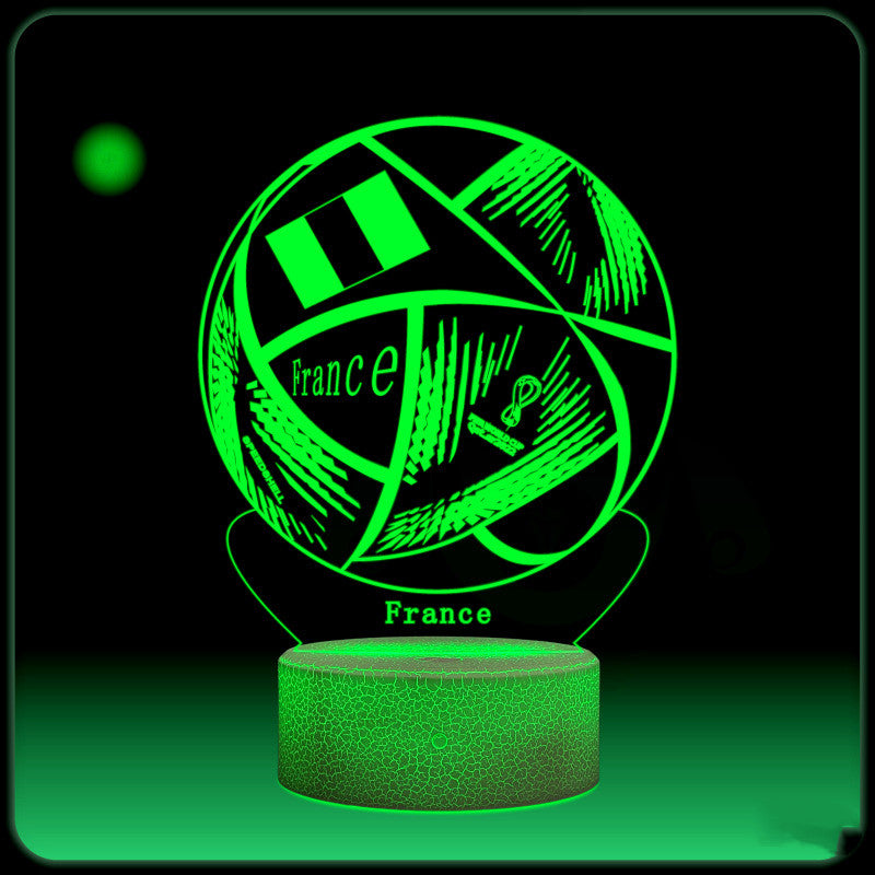 3D World Cup Night Light – Football Home Decor